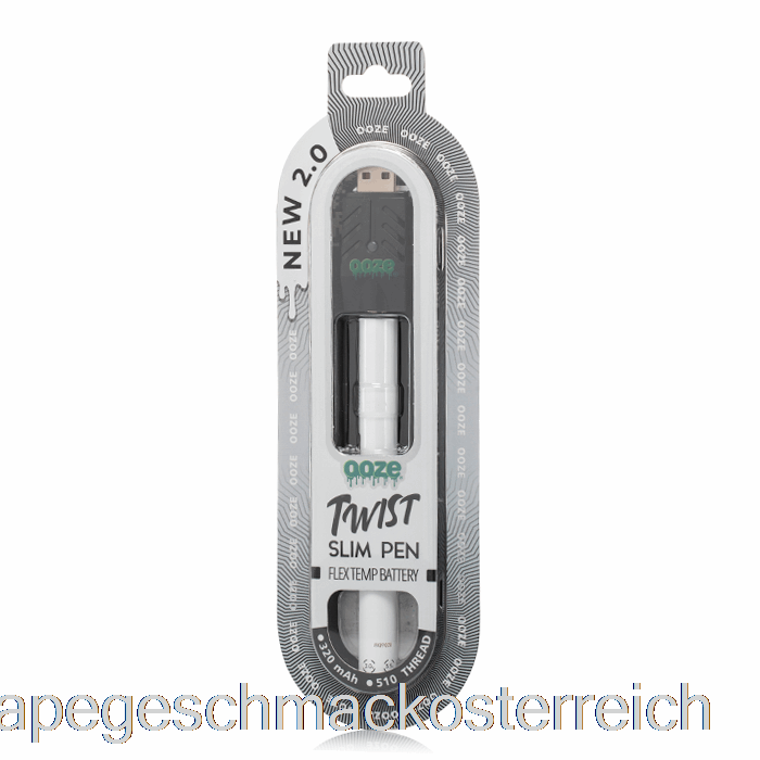Ooze Slim Twist Pen 2.0 Flex-Temp-Akku Ghost White Vape-Geschmack
